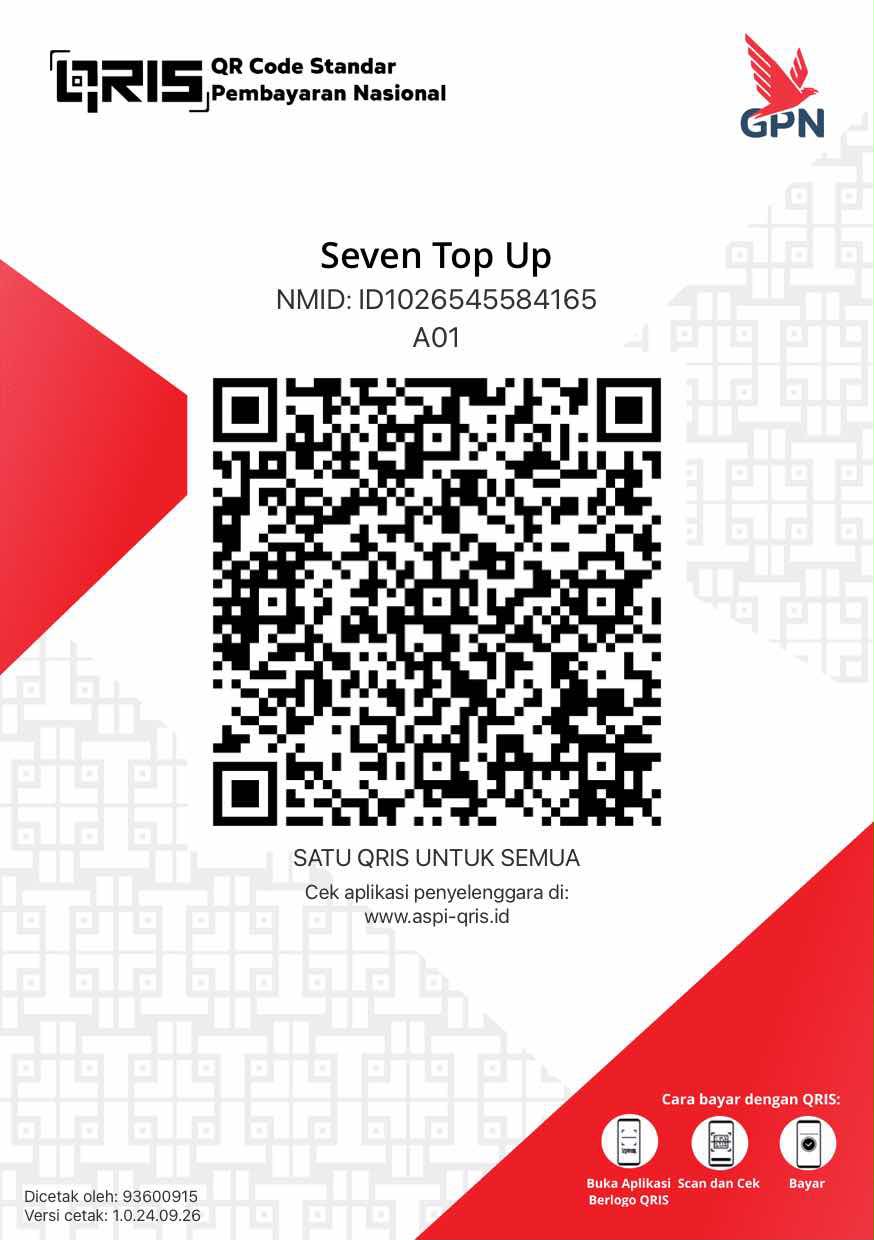 QRIS Seven Top Up